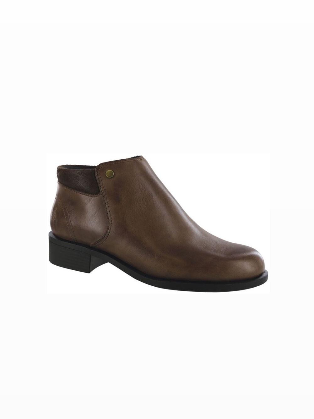 Brown leather SAS ankle boots Bethany Chore Barn Gorpcore Classic Minimalist